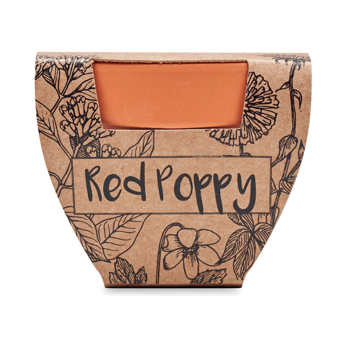 RED POPPY - Potje Klaproos