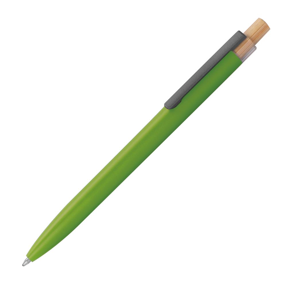Pen van gerecycled aluminium - voor bedrijven en relatiegeschenken - Appelgroen