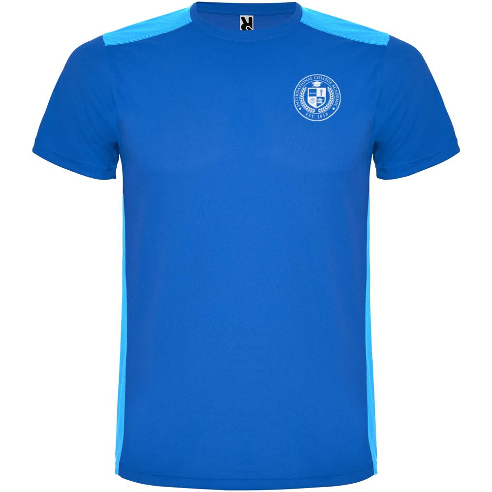 Detroit 130 g/m² sportshirt met korte mouwen voor kinderen