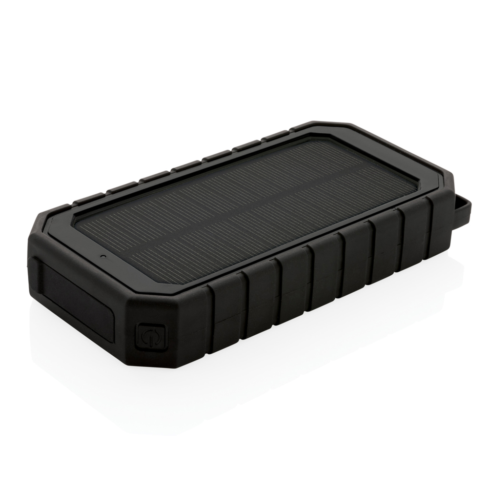 RCS recycled plastic solar powerbank 10W Wireless - met logo of onbedrukt bestellen