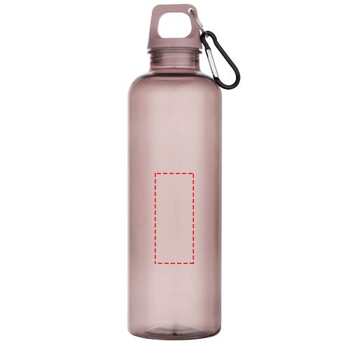 Oregon 750 ml waterfles van RCS-gecertificeerd gerecycled plastic met karabijnhaak