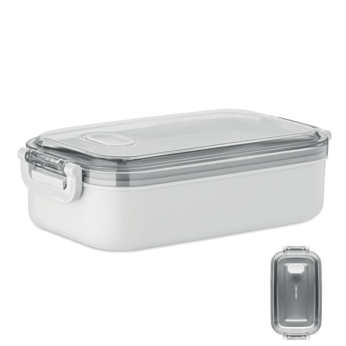 HOAGIE - PP lunchbox - bedrukt of onbedrukt verkrijgbaar - Wit