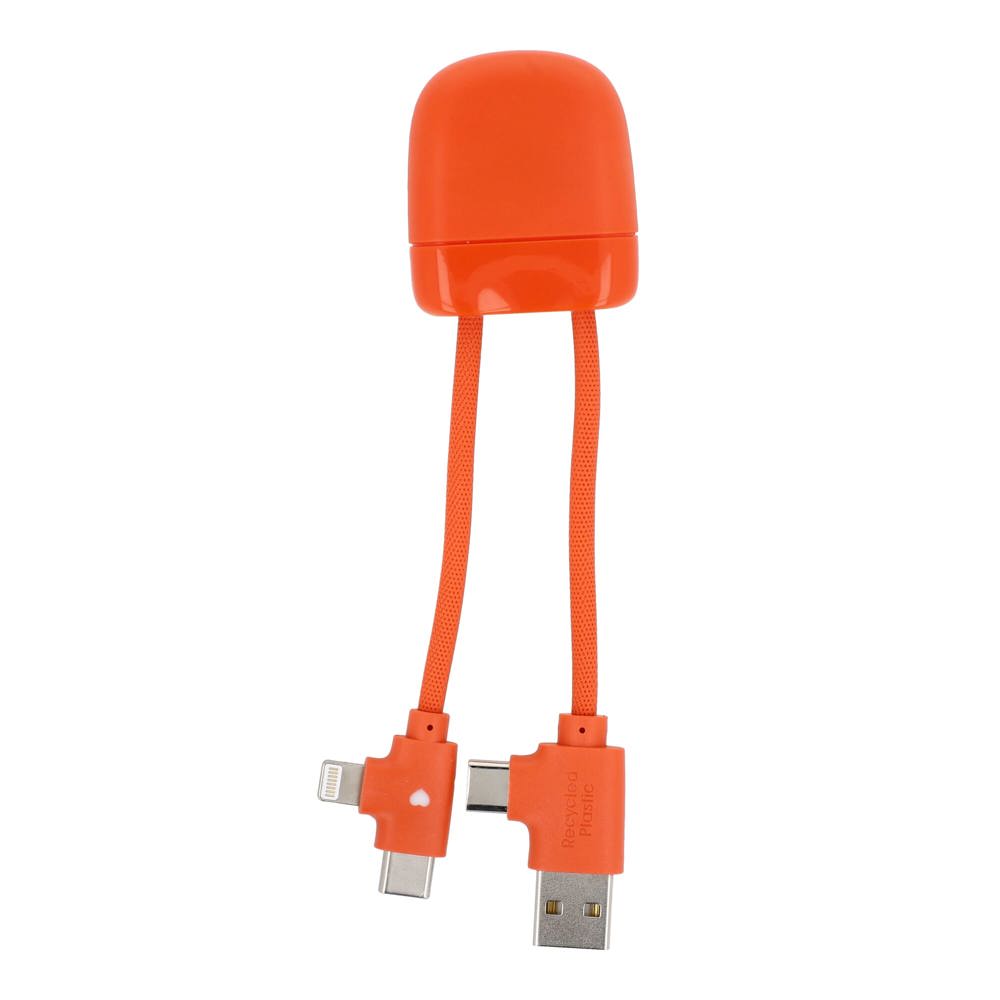 Xoopar ICE-B Multi Oplaadkabel - kopen of bedrukken - oranje