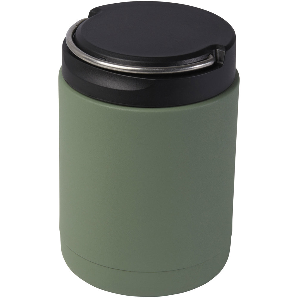Doveron 500 ml geïsoleerde lunchpotan gerecycled roestvrijstaal - bedrukt of onbedrukt verkrijgbaar - Gemêleerd groen