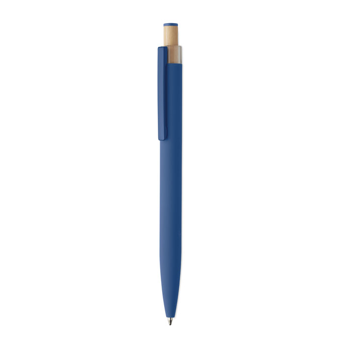 BERGAMO ++ - Gerecyclede aluminium pen - met logo of onbedrukt bestellen - blauw