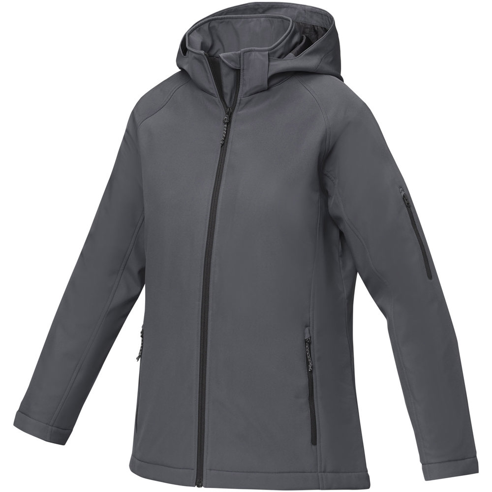 Notus gewatteerd softshell damesjas - bedrukt of onbedrukt verkrijgbaar - Stormgrijs