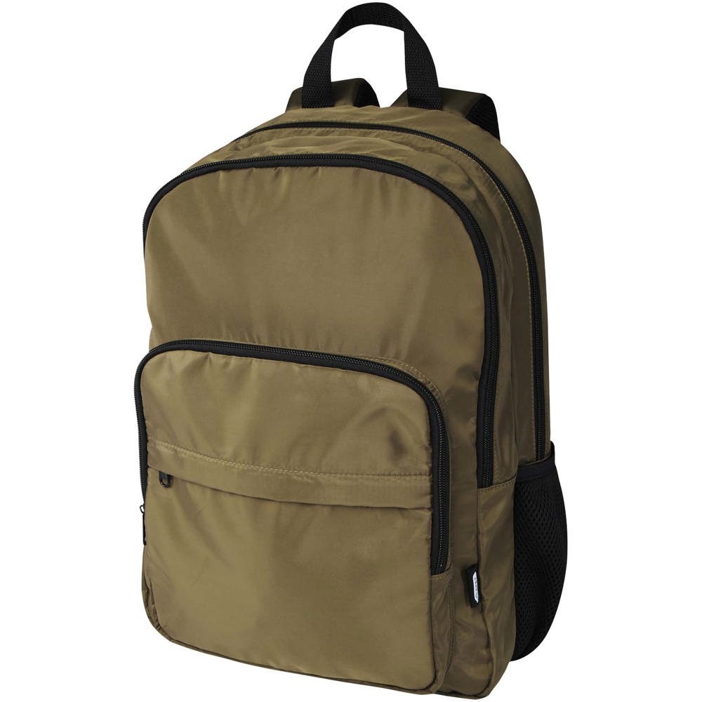 Trend Plus GRS gerecyclede 15,6 inch laptoprugzak 20 l - voor bedrijven en relatiegeschenken - Bosgroen