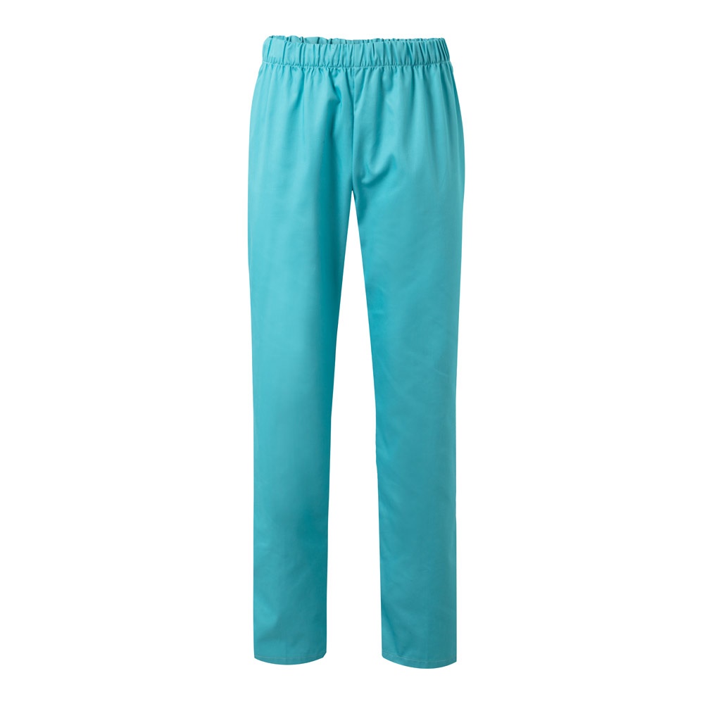 VL APHRODITE. Twill broek (190g/m²), van katoen (35%) en polyester (65%) - voor bedrijven en relatiegeschenken - Turkoois