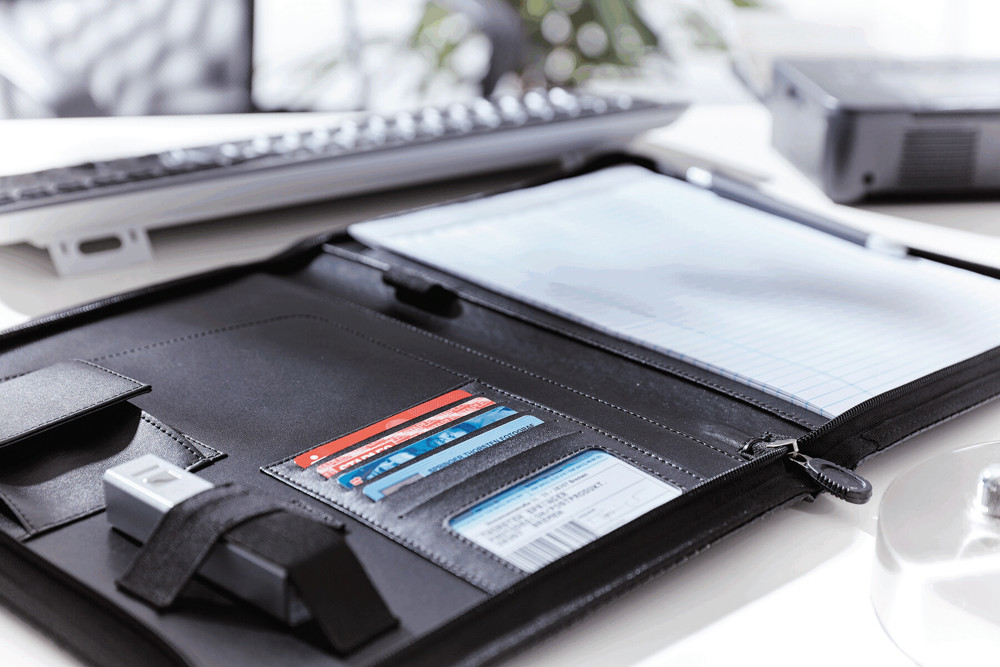 HILL DALE ZIP - A4-portfolio - met logo of onbedrukt bestellen