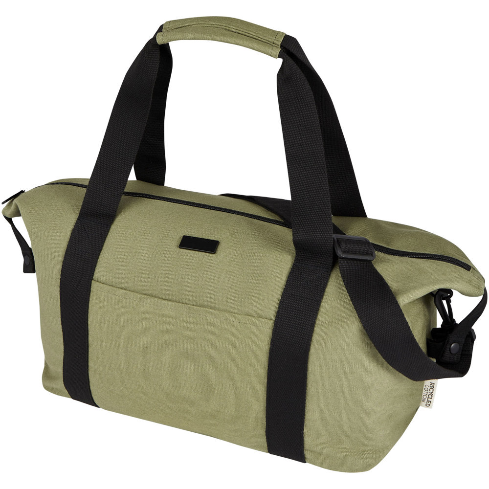 Joey GRS gerecyclede canvas duffel bag, 25 l - bedrukt of onbedrukt verkrijgbaar - olijf