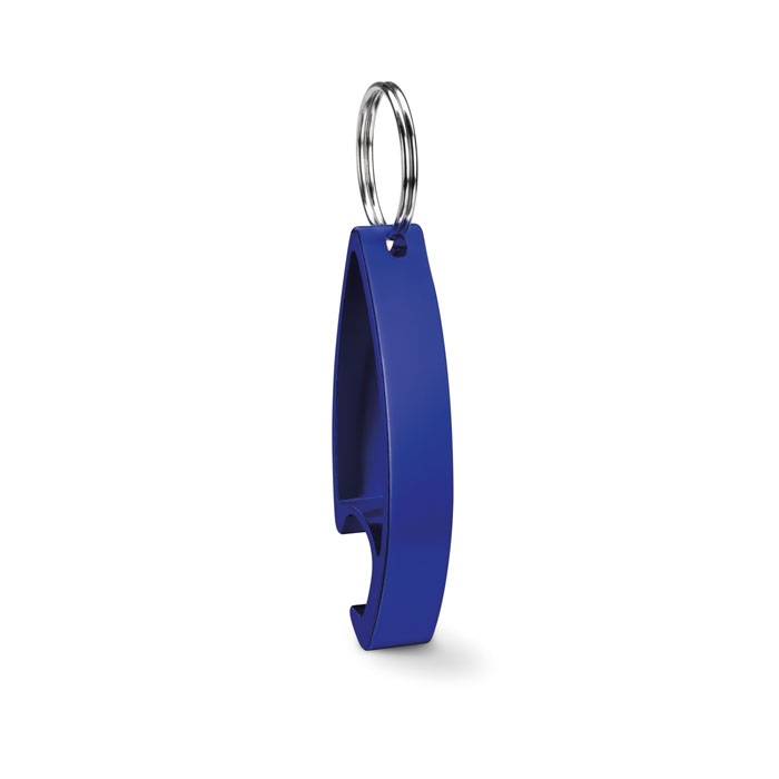 COLOUR TWICES - Aluminium sleutelhanger - met logo of onbedrukt bestellen - blauw