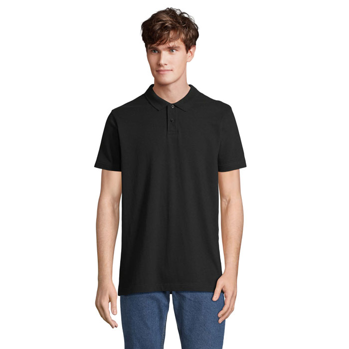 PULSE - PULSE UNISEX POLO - met logo of onbedrukt bestellen - Zwart