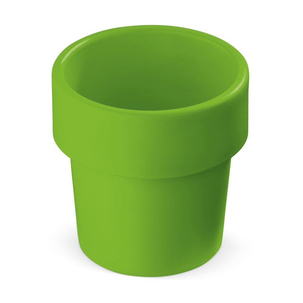 Hot-but-cool beker met aardbeien zaadjes - met logo of onbedrukt bestellen - lichtgroen