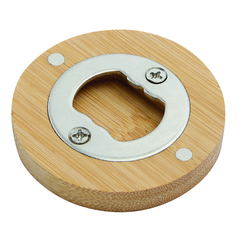 BAMBOO COIN - Flesopener - bedrukt of onbedrukt verkrijgbaar
