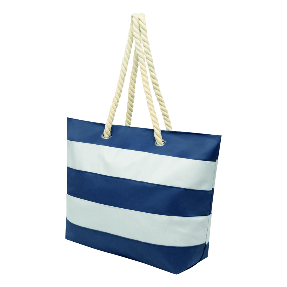 SYLT - Strandtas van 300D polyester - kopen of bedrukken - Blauw, Wit
