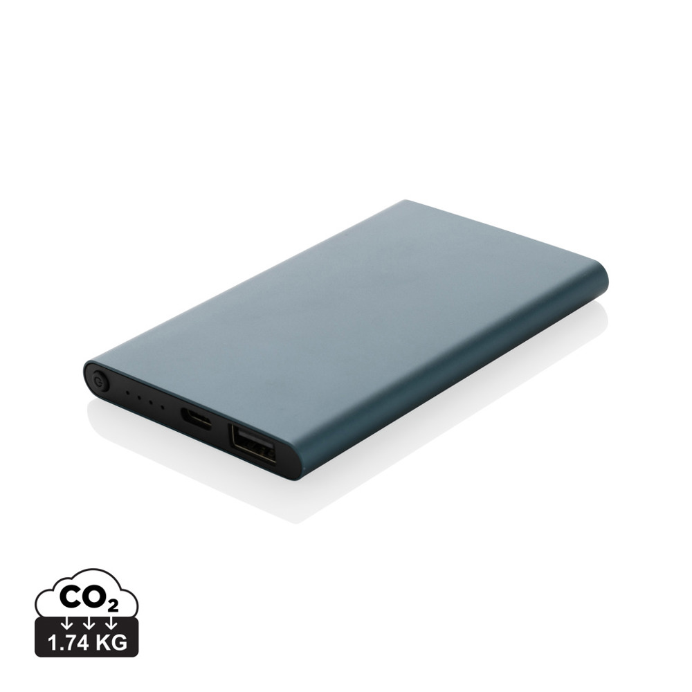 RCS gerecycled plastic/alu 4000 mah powerbank met type C