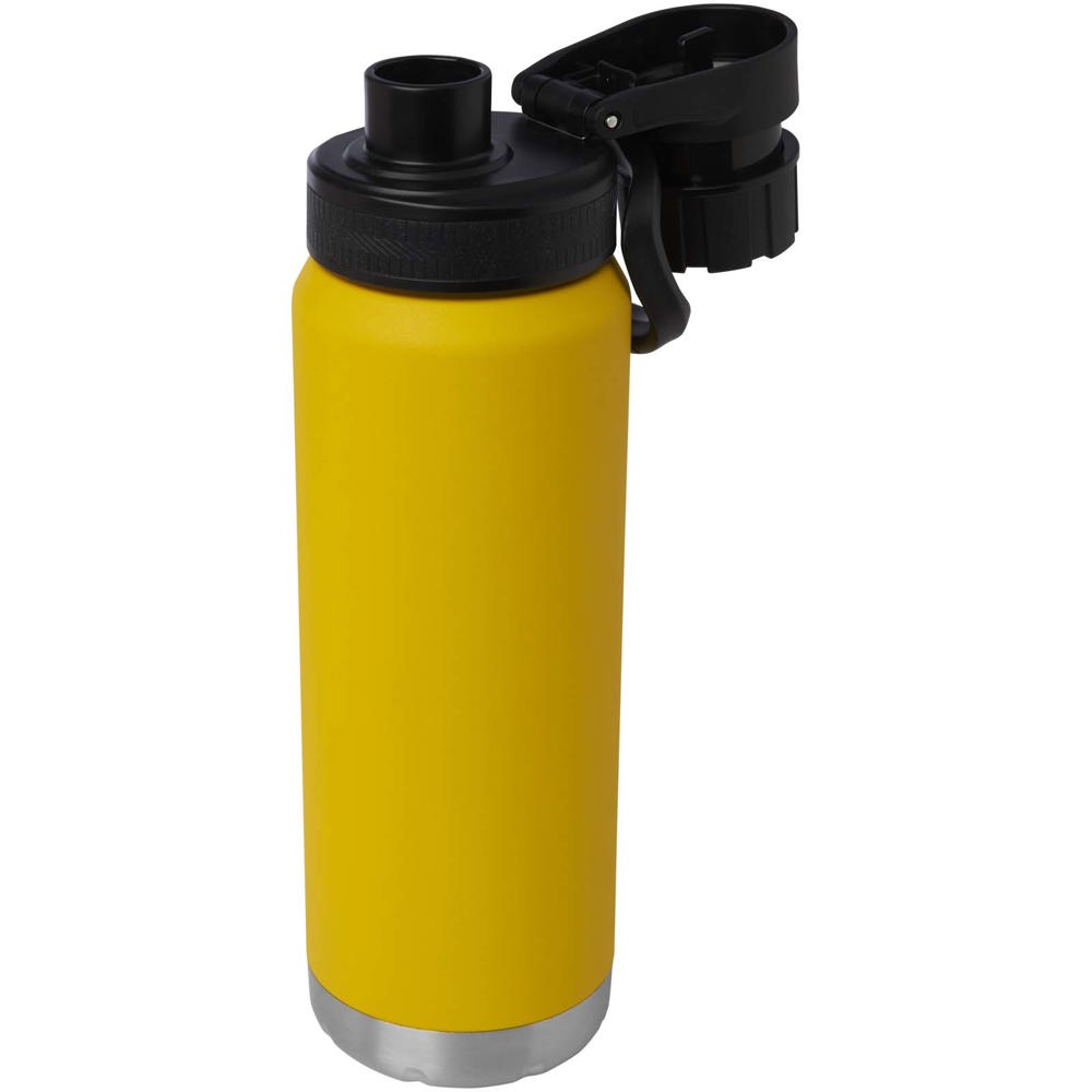 Fortis 700 ml RCS-gecertificeerde waterfles van gerecycled roestvrij staal met koperen vacuümisolatie (geschikt voor koolzuur