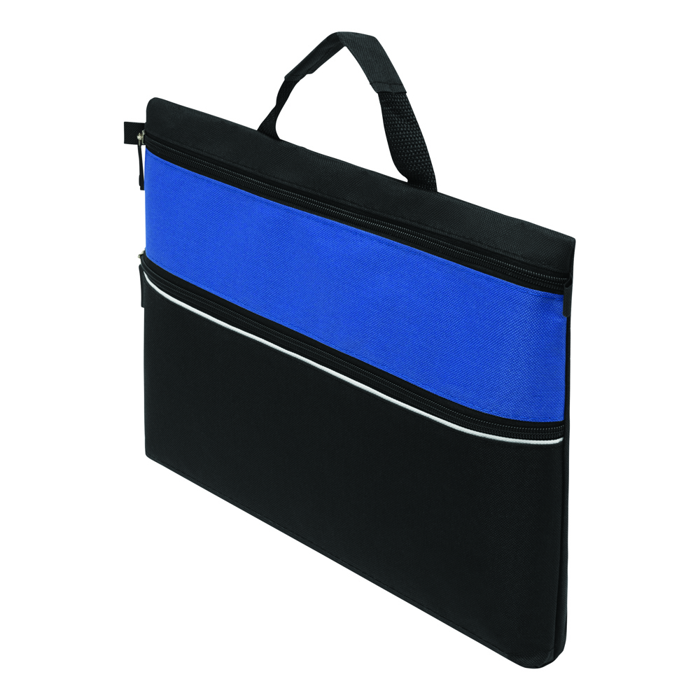 FILE - Documententas - voor bedrijven en relatiegeschenken - Blauw, Zwart