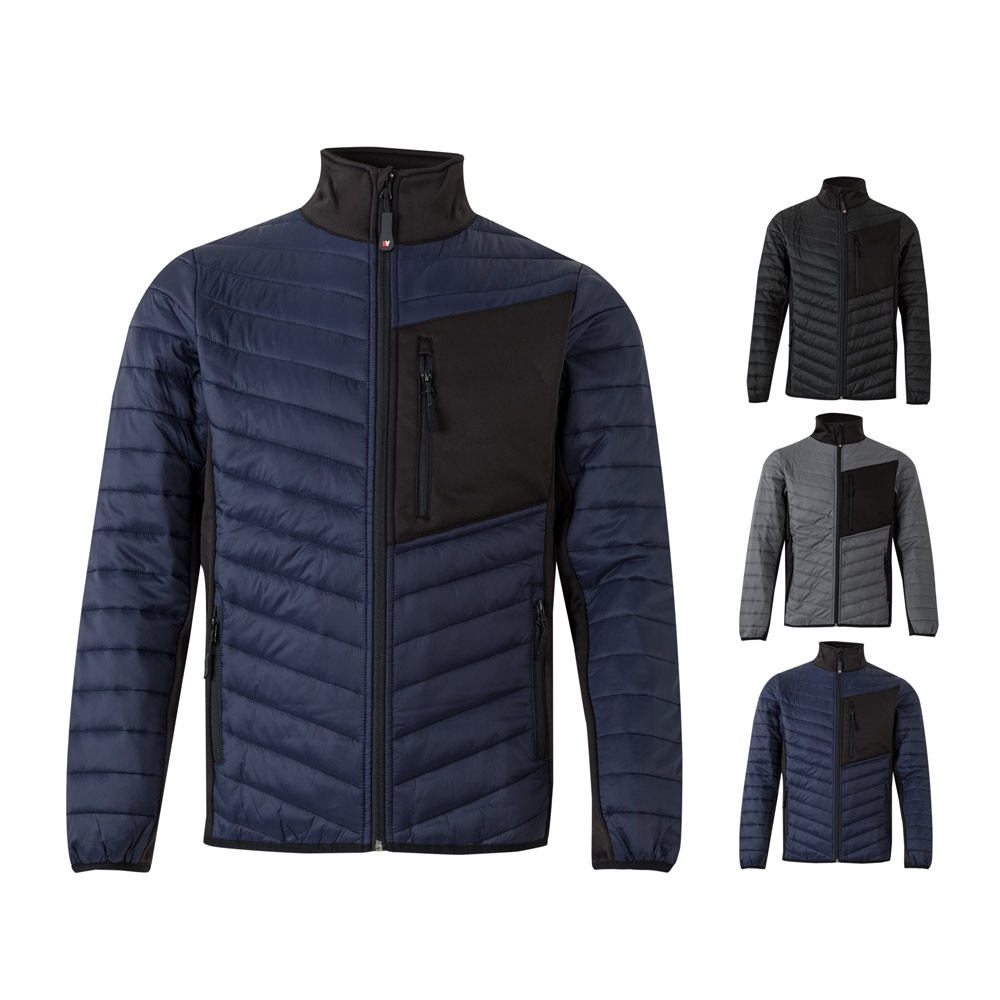 VL RAIJIN. Gewatteerd jack (265g/m²) van polyester (100%) - voor bedrijven en relatiegeschenken