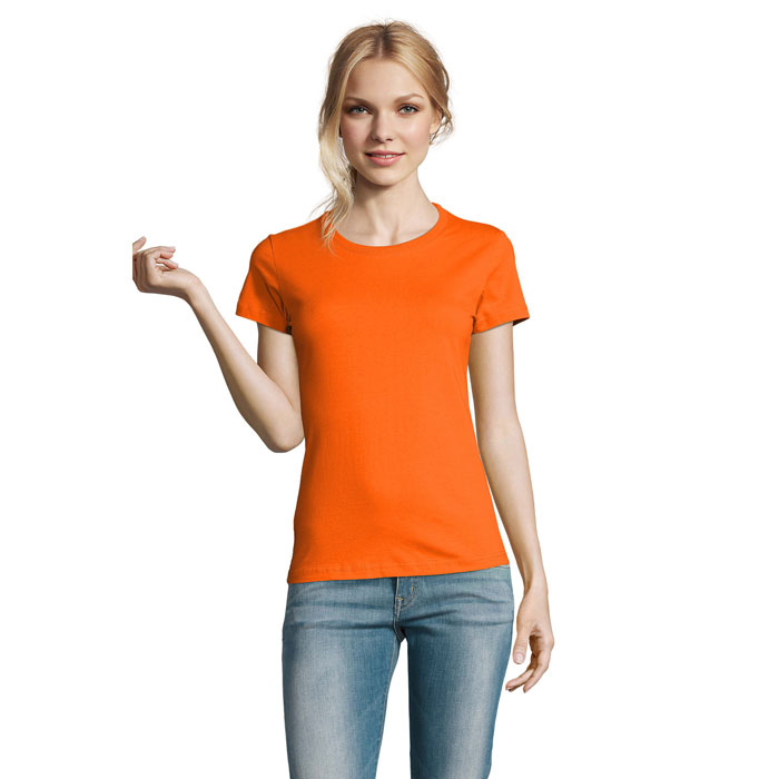 IMPERIAL WOMEN - IMPERIAL DAMES T-Shirt 190g - voor bedrijven en relatiegeschenken - Oranje