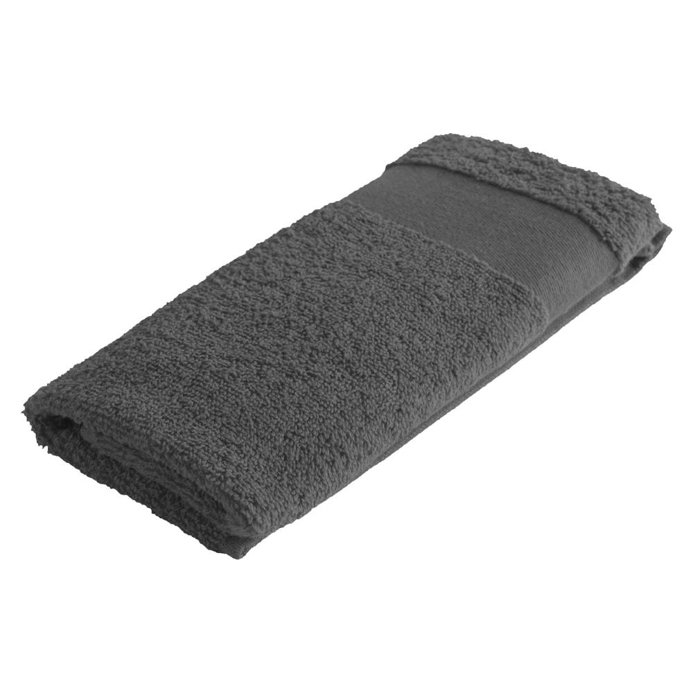 Sophie Muval gastendoek 50x30 cm, 450 gr/m² - voor bedrijven en relatiegeschenken - Donkergrijs (PMS Cool Grey 11c) / Donkergrijs