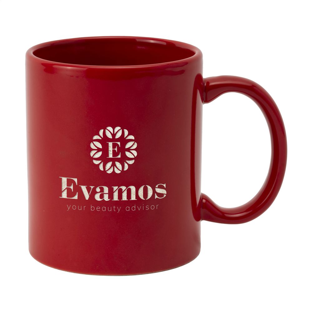 Kitty Mug 350 ml mok - met logo of onbedrukt bestellen - rood/rood