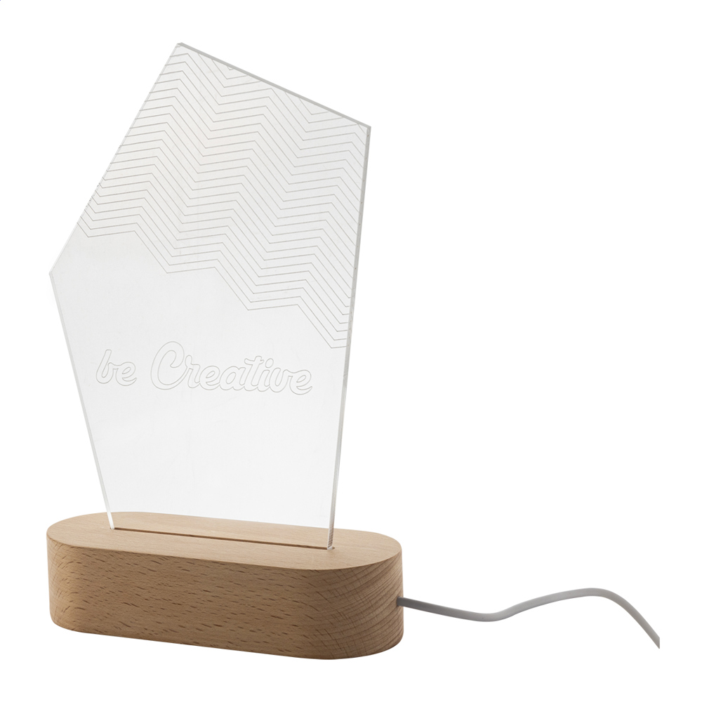 Woodify - LED-licht trofee - kopen of bedrukken