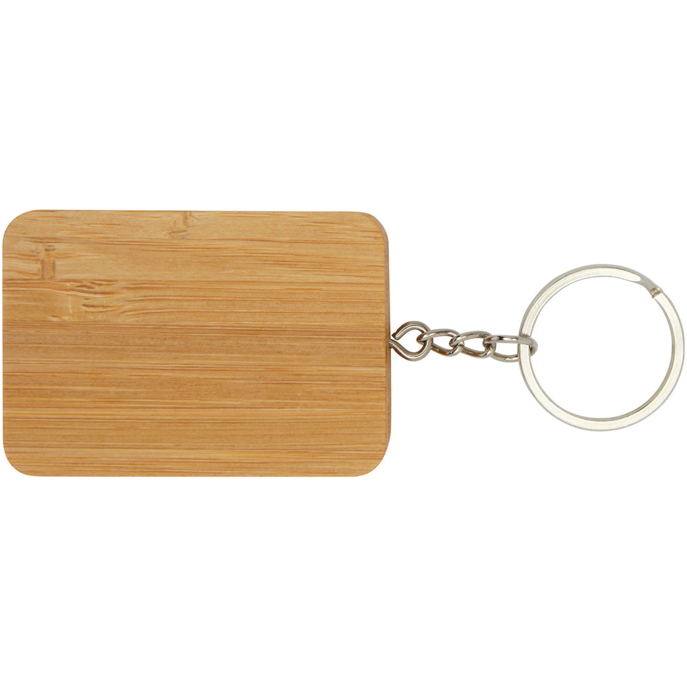 Reel 6-in-1 intrekbare bamboe sleutelhanger oplaadkabel