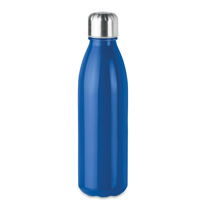 ASPEN GLASS - Glazen drinkfles - voor bedrijven en relatiegeschenken - Royal Blauw