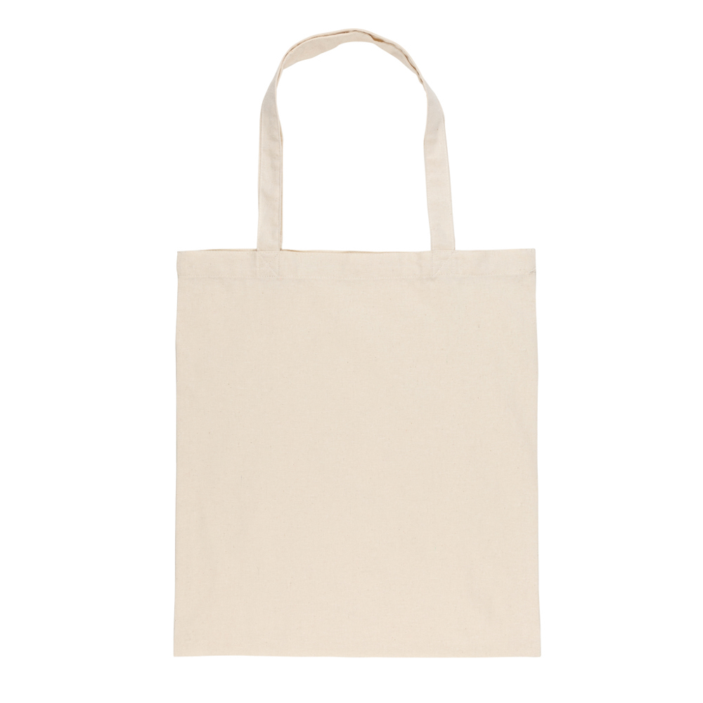 Impact AWARE™ gerecycled katoenen draagtas 145gsm