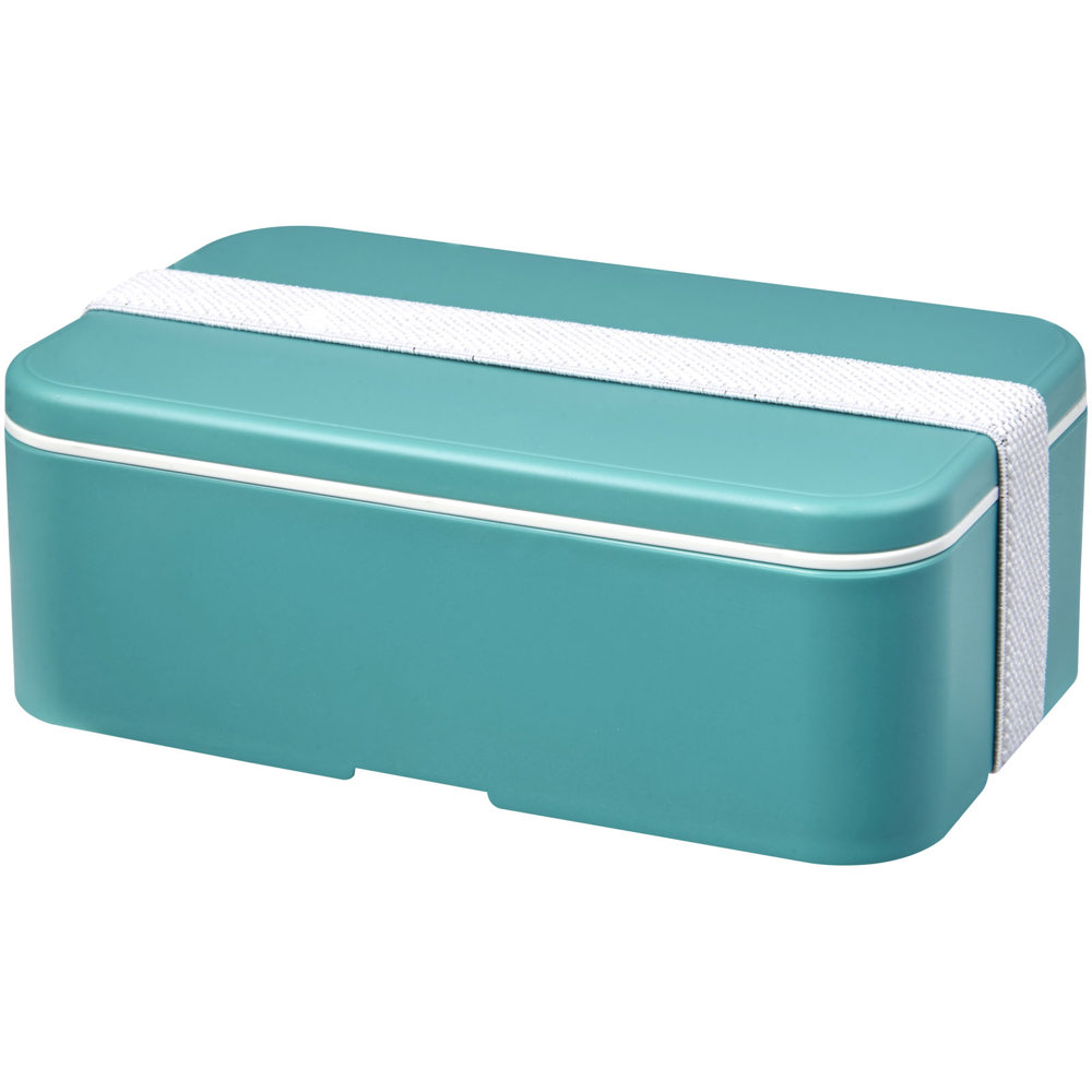 MIYO Renew 700 ml enkellaagse lunchbox - met logo of onbedrukt bestellen - Rifblauw, Wit