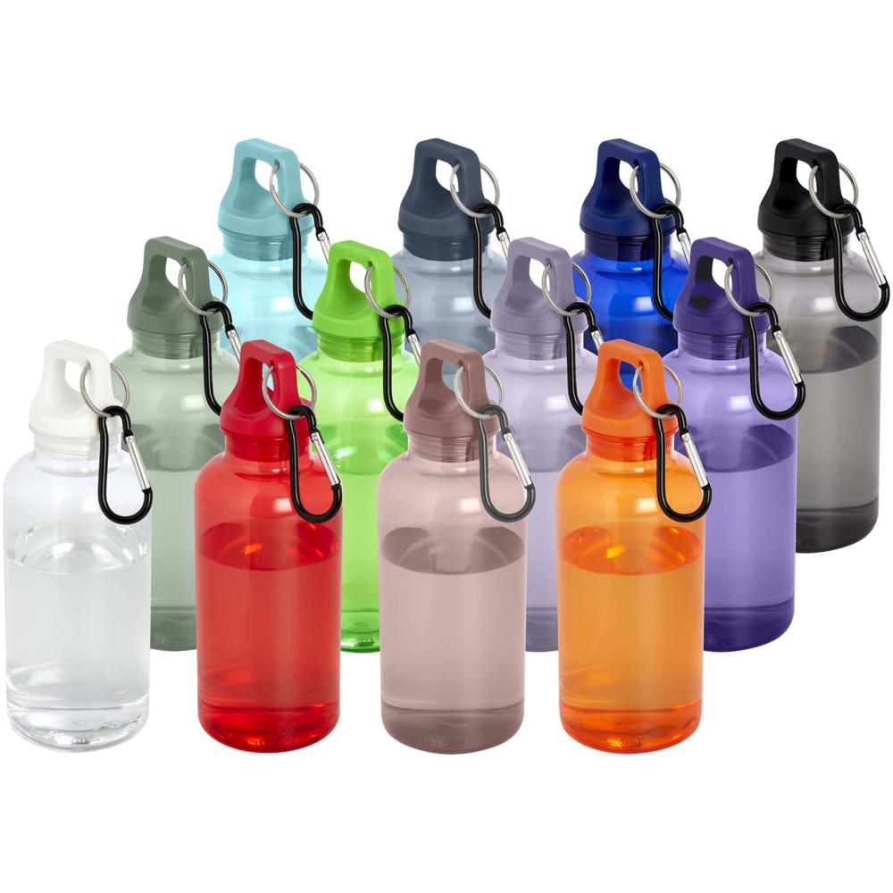 Oregon 400 ml waterfles van RCS-gecertificeerd gerecycled plastic met karabijnhaak
