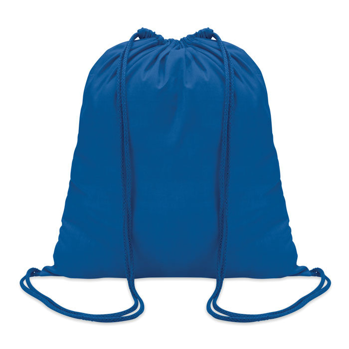 COLORED - Katoenen rugzak - bedrukt of onbedrukt verkrijgbaar - Royal Blauw
