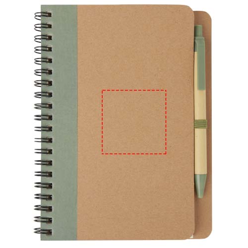 Priestly gerecycled notitieboek met pen