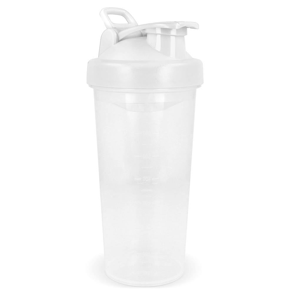 Shaker fles 700ml - met logo of onbedrukt bestellen - Wit