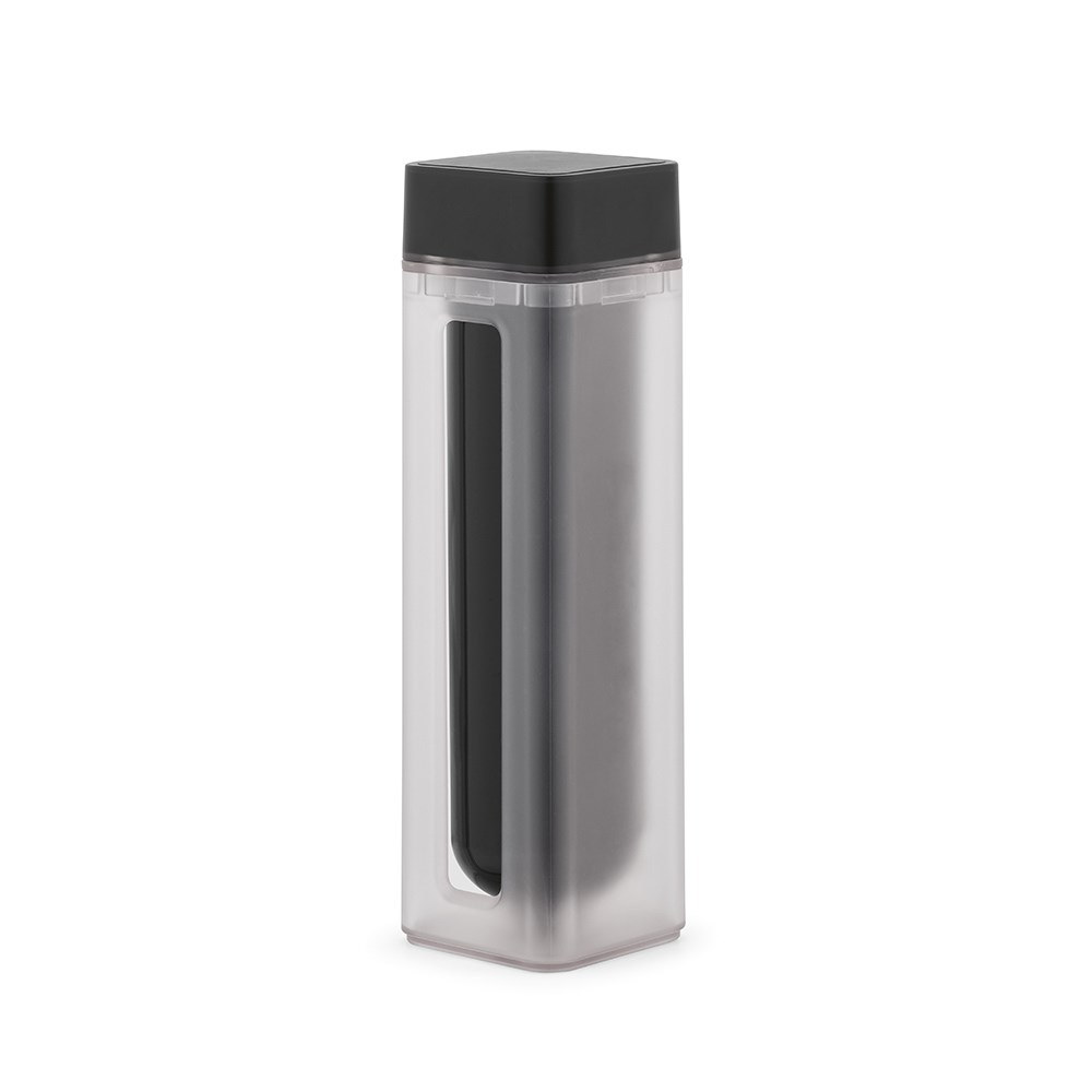 Lucen fles gerecycled ABS 540 ml - Zwart