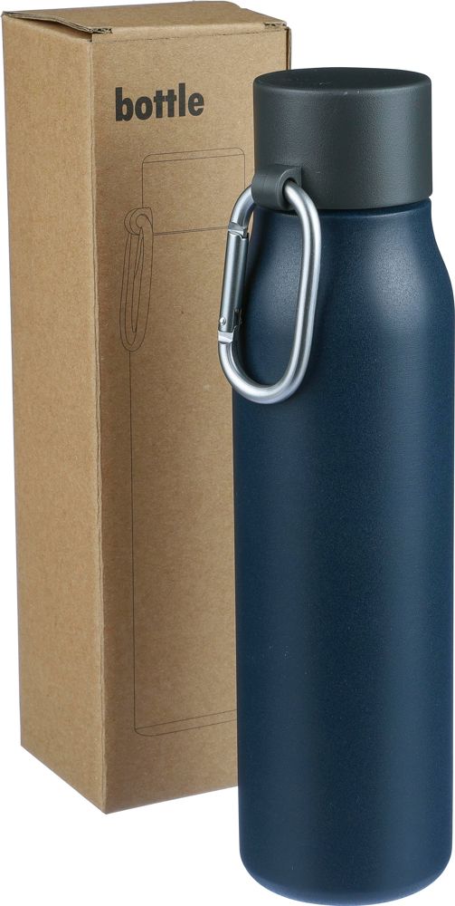 Gerecyclede dubbelwandige roestvrijstalen drinkfles (600 ml) Cassian