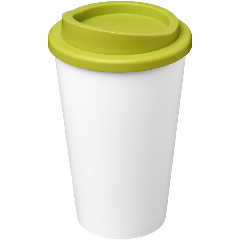 Americano® Eco 350 ml gerecyclede drinkbeker - kopen of bedrukken - Wit, Lime