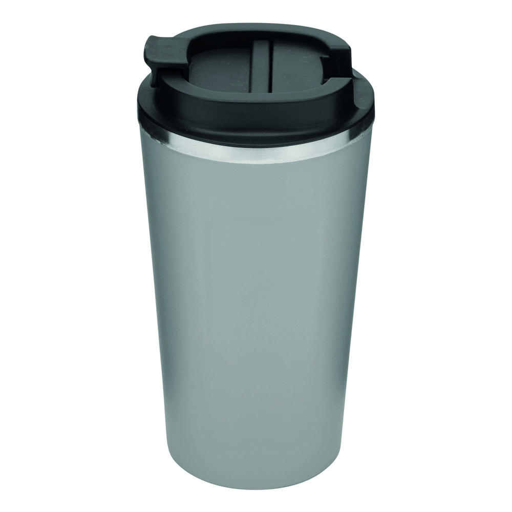 COFFEE TIME - Isoleerbeker - met logo of onbedrukt bestellen - Grijs