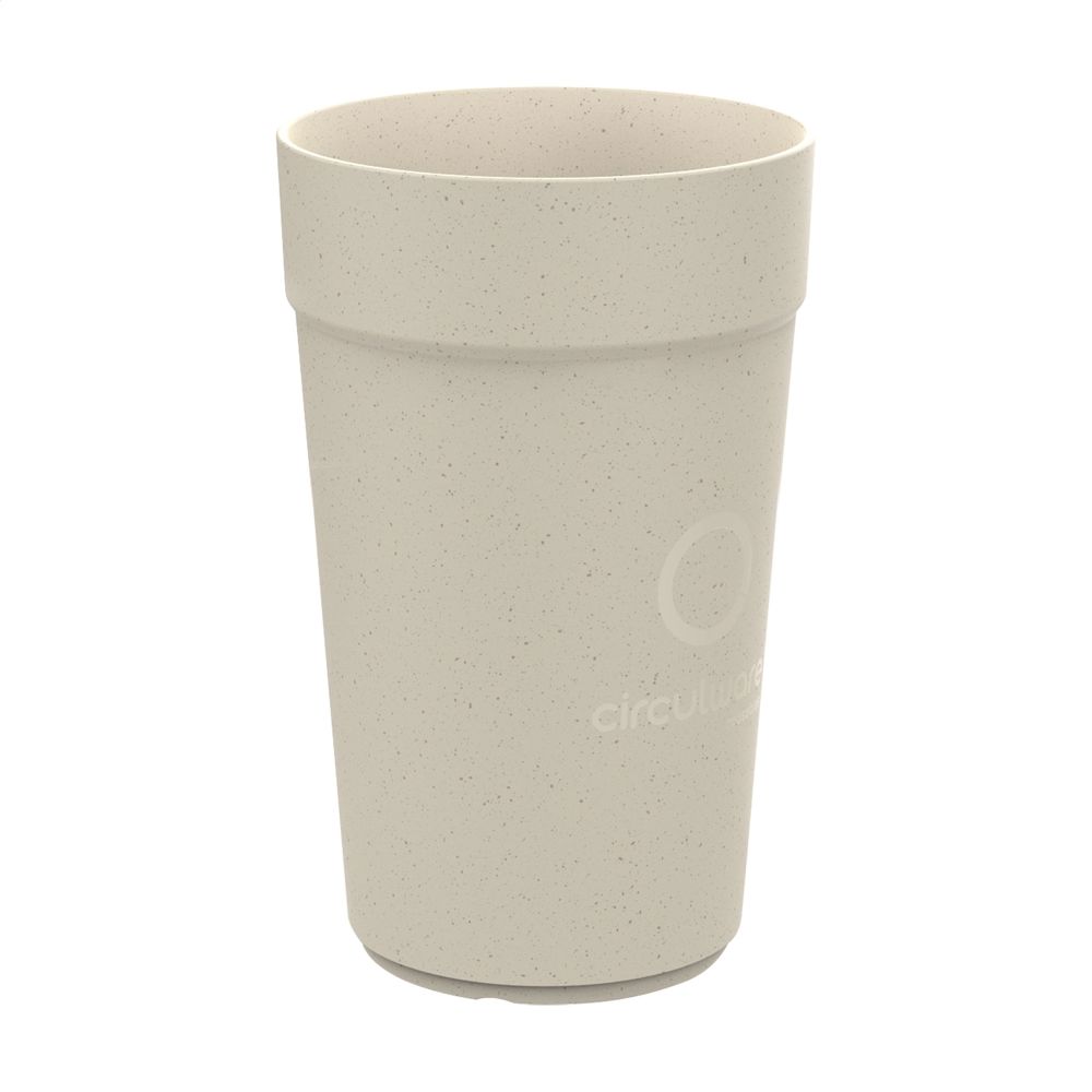 CirculCup 400 ml - met logo of onbedrukt bestellen - beige graphite