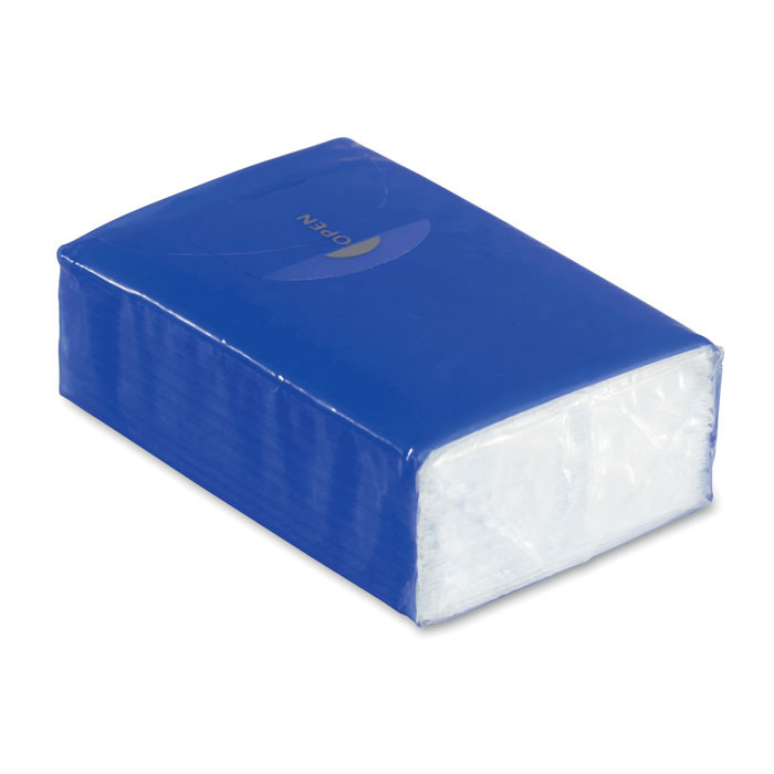 SNEEZIE - Pakje zakdoekjes - bedrukt of onbedrukt verkrijgbaar - Royal Blauw