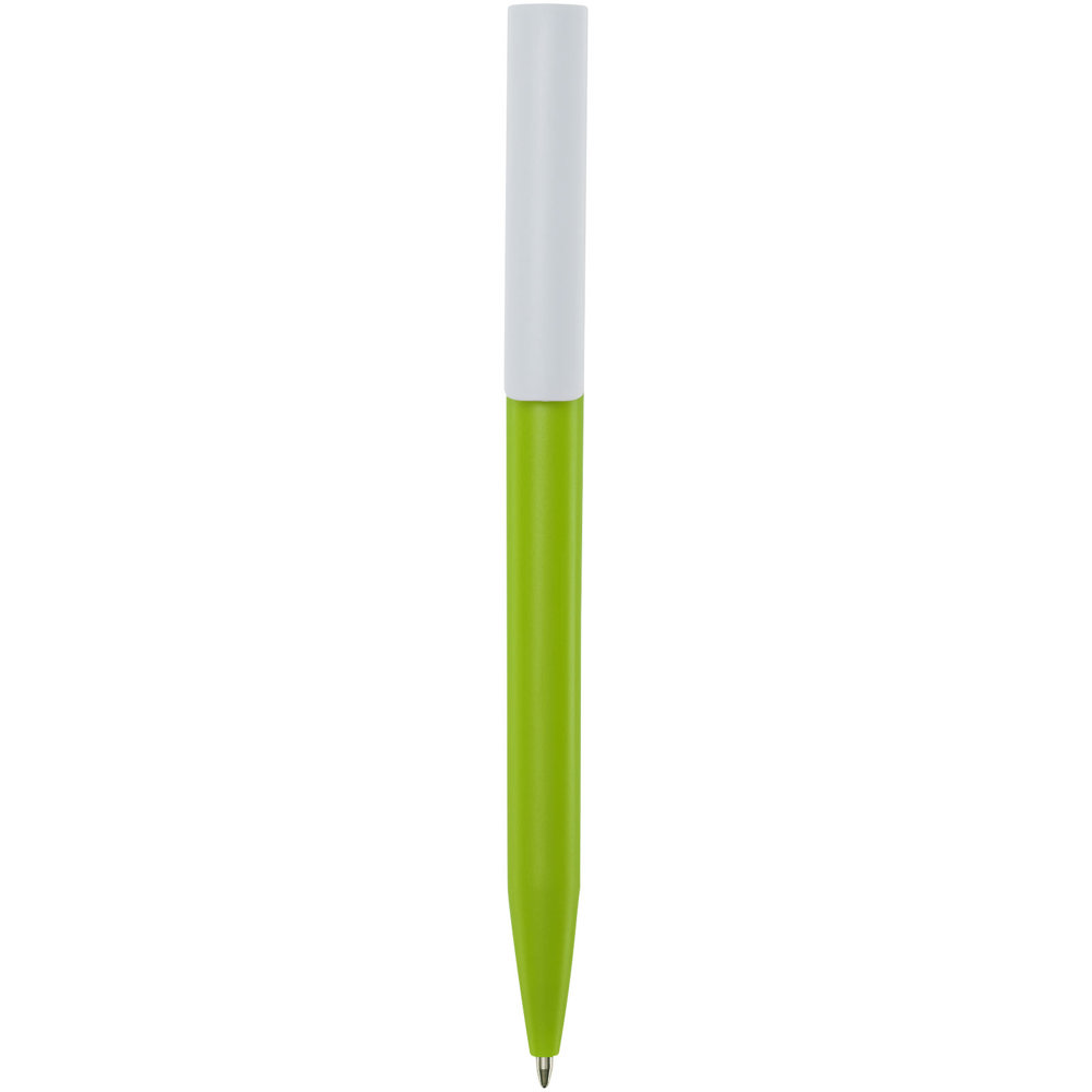 Unix balpen van gerecycled plastic (zwarte inkt) - voor bedrijven en relatiegeschenken - Appelgroen