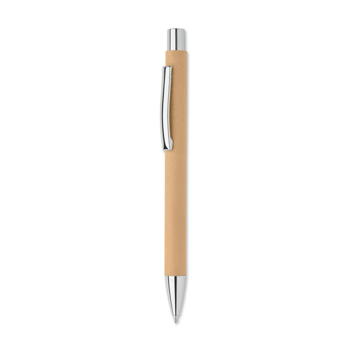 OLYMPIA - Gerecyclede papieren balpen - kopen of bedrukken - Beige