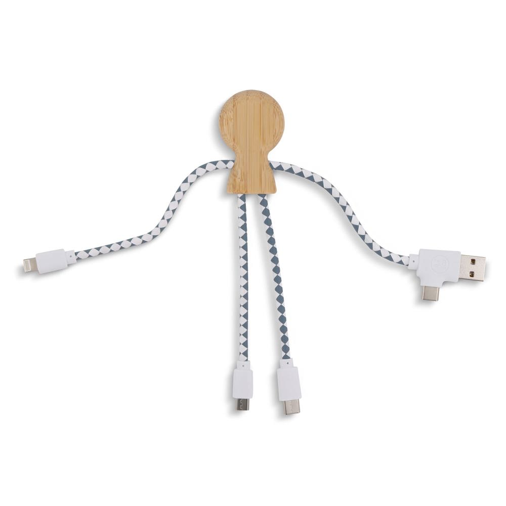 Xoopar Mr. Bio Bamboo Charging Cable