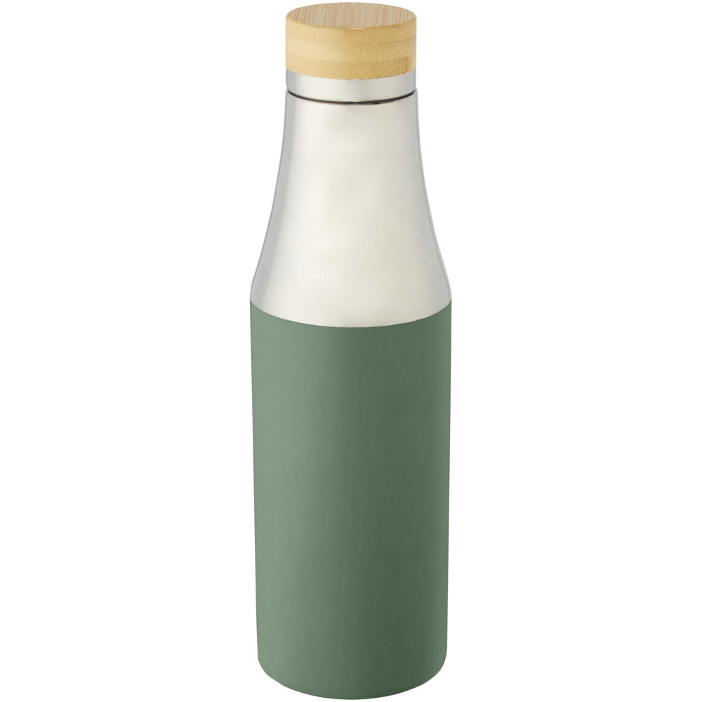 Hulan koperen vacuüm geïsoleerde roestvrijstalen fles van 540 ml met bamboe deksel
