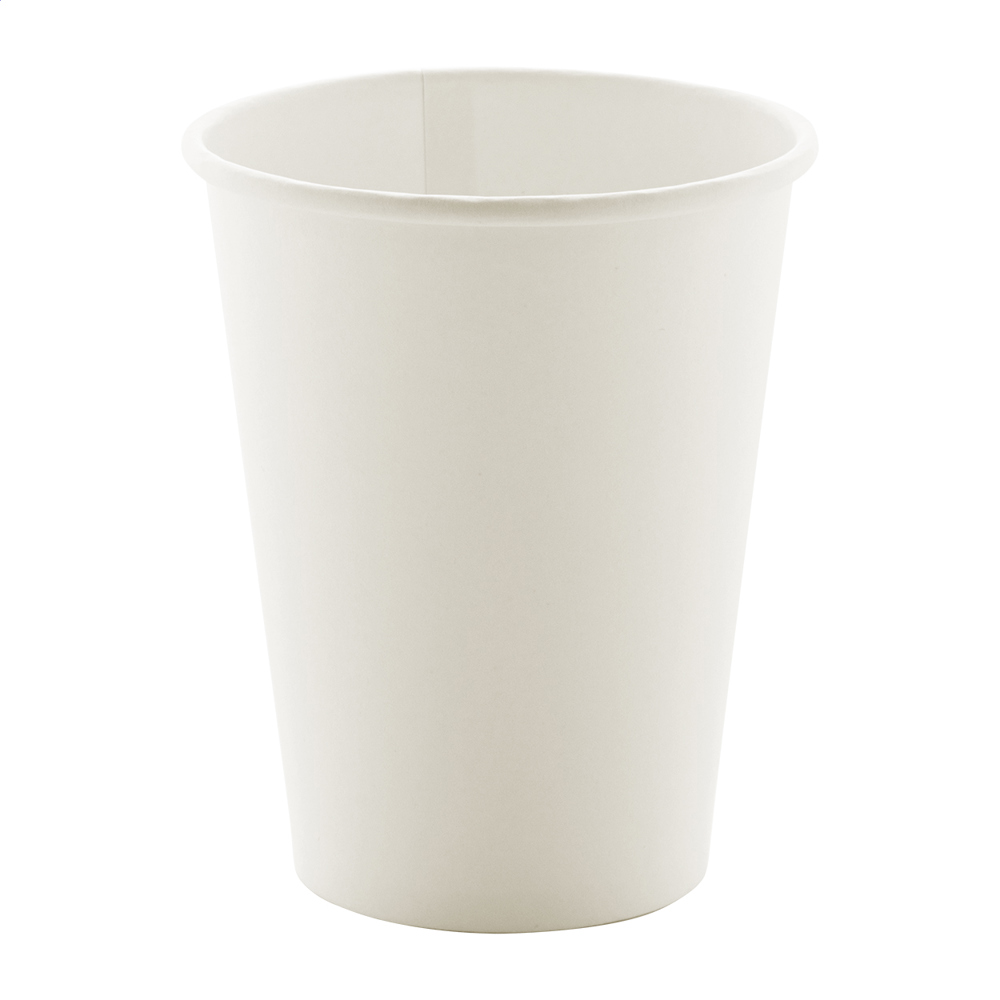 Papcap L - papieren beker, 340 ml - met logo of onbedrukt bestellen - Wit