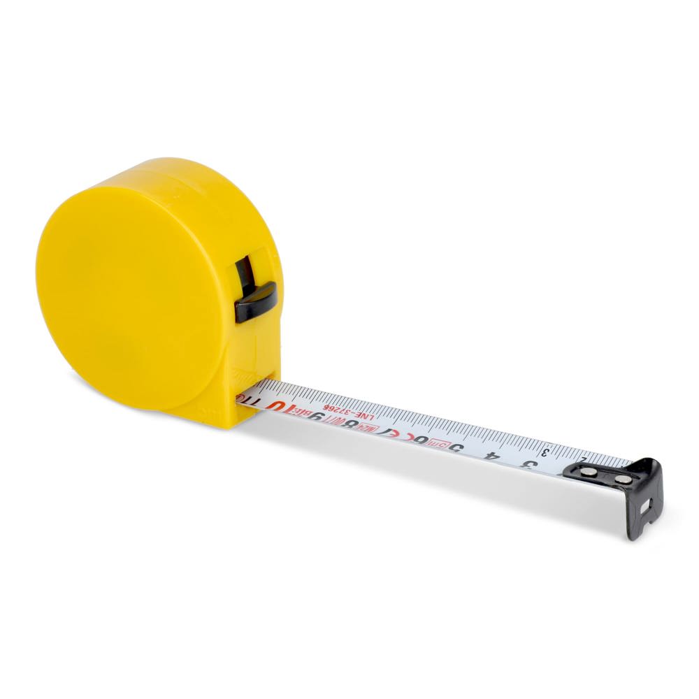 DimensionPro Rolmaat 5 meter - voor bedrijven en relatiegeschenken - Geel