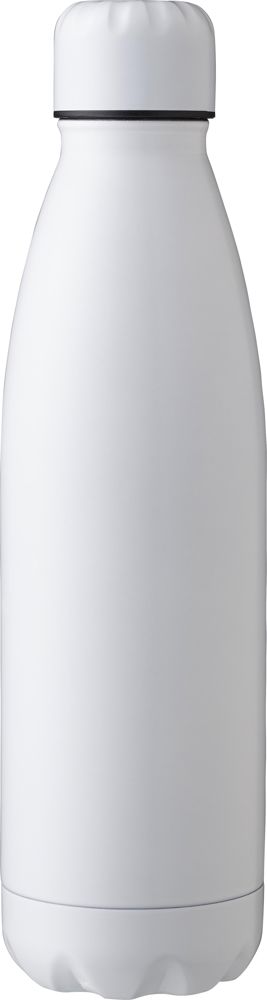 RVS dubbelwandig fles (500 ml) Amara - voor bedrijven en relatiegeschenken - wit