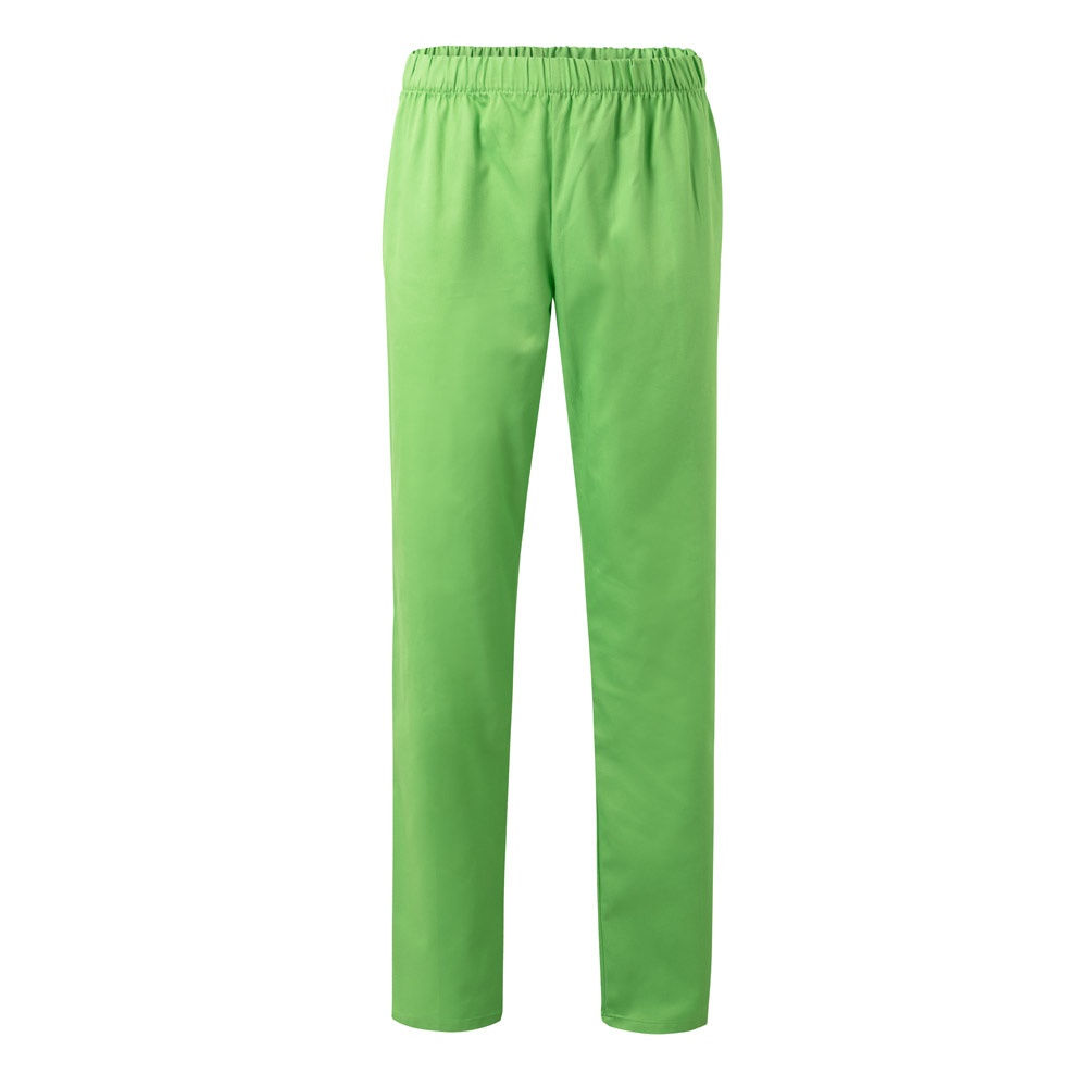 VL APHRODITE. Twill broek (190g/m²), van katoen (35%) en polyester (65%) - voor bedrijven en relatiegeschenken - limoengroen