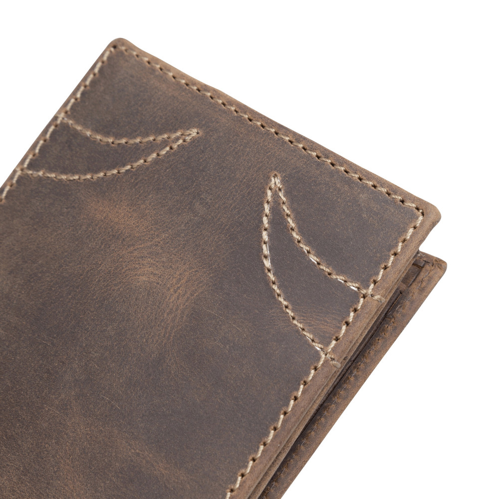 WILDERNESS I - Lederen billfold portemonnee - voor bedrijven en relatiegeschenken